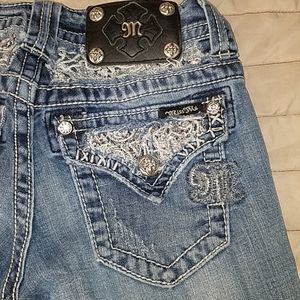 Miss Me Cuffed Capri Pants